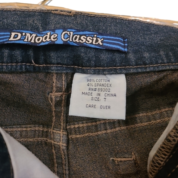 Vintage D'Mode Classix Jeans Size 7 - Picture 2 of 5